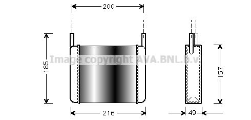 AVA QUALITY COOLING Lämmityslaitteen kenno AL6033